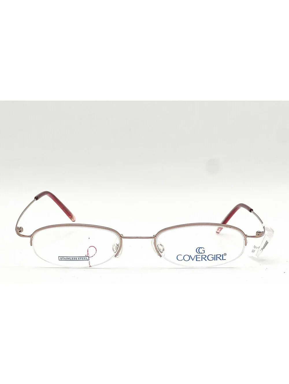Covergirl Cg337 Col.832 Bronze Red Authentic Eyeglasses 47-18-135